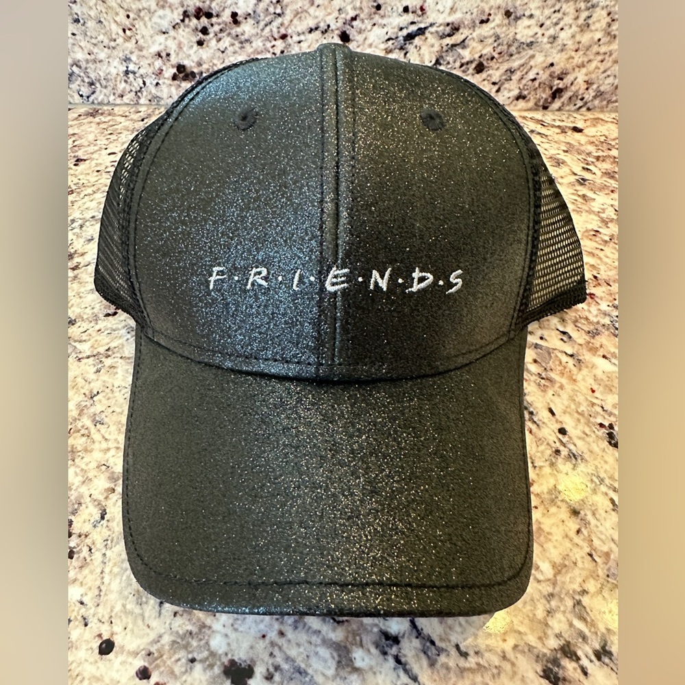 FRIENDS Black Glitter Hat